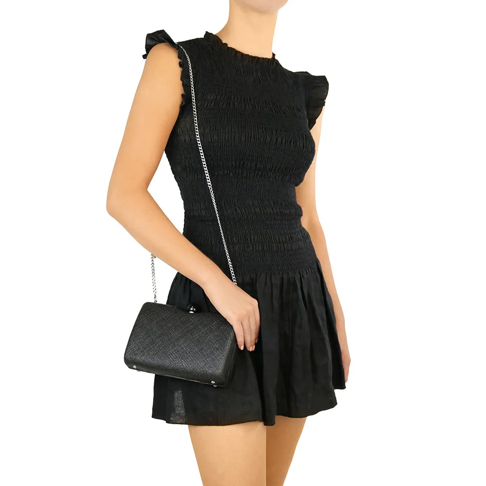 CECE Straw Weave Box Bag sold by Olga Berg product image thumbnail 2