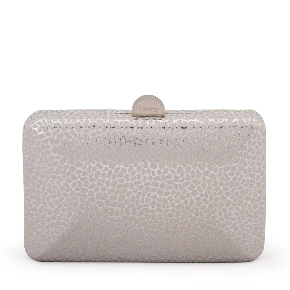 FRANKIE Embossed Clutch sold by Olga Berg