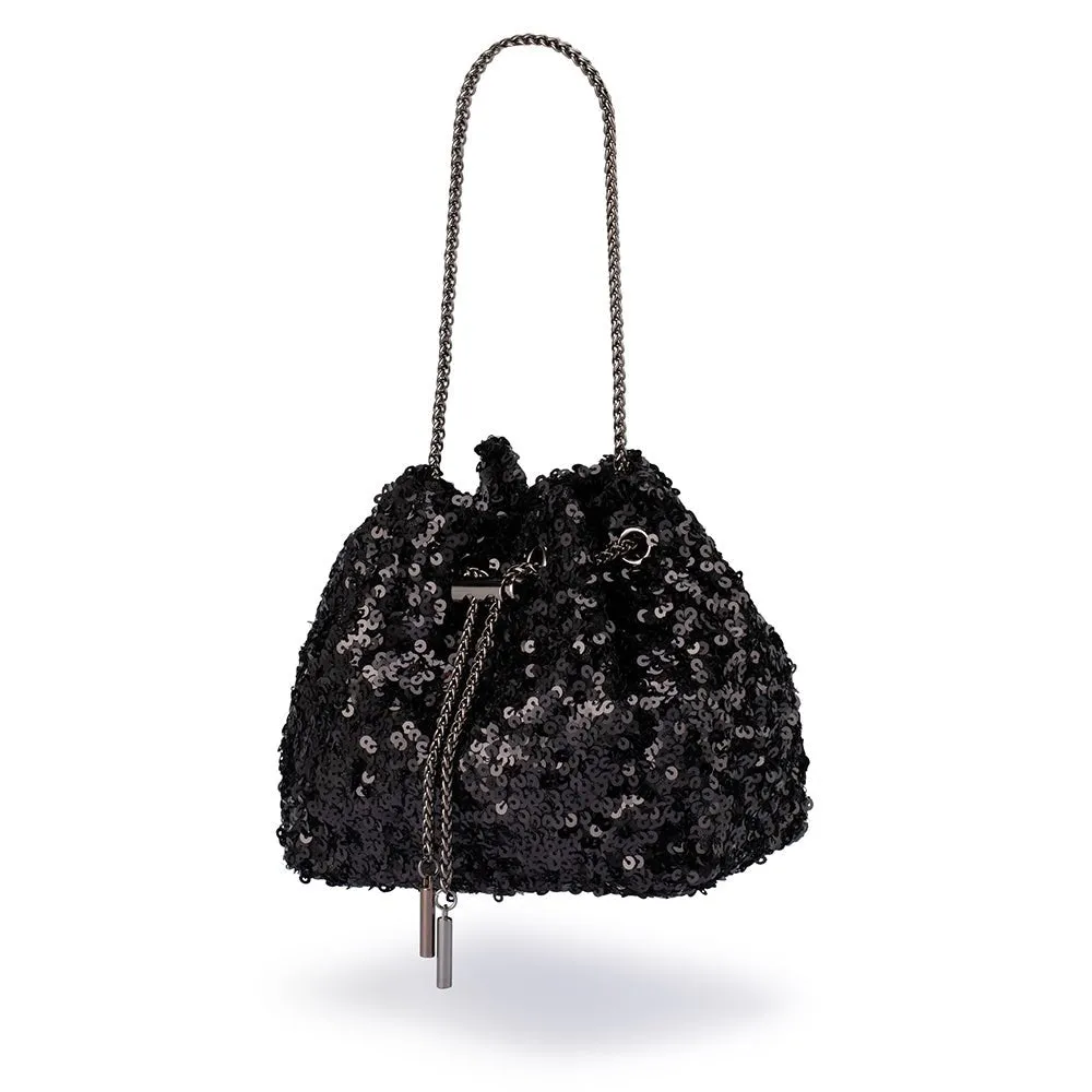 ILANA Sequin Drawstring Bag sold by Olga Berg product image thumbnail 4