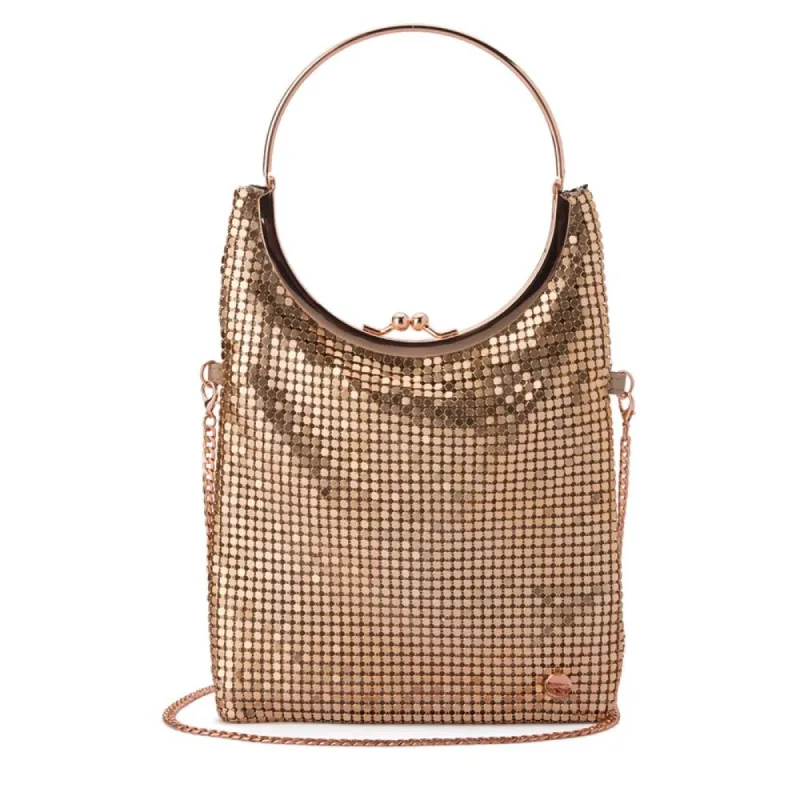 GIGI Mesh Circular Handle Bag sold by Olga Berg
