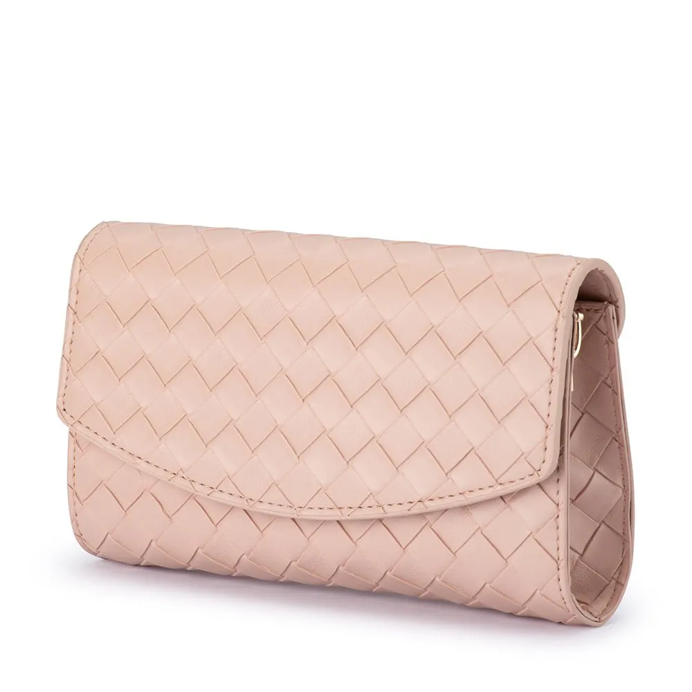 AISHA Embossed Clutch sold by Olga Berg product image thumbnail 4