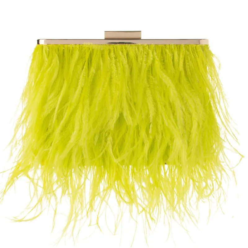 ESTELLE Feather Clutch sold by Olga Berg