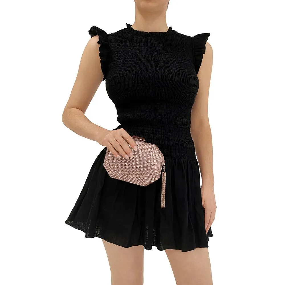 TILLY Hotfix Clutch with Tassel sold by Olga Berg product image thumbnail 3