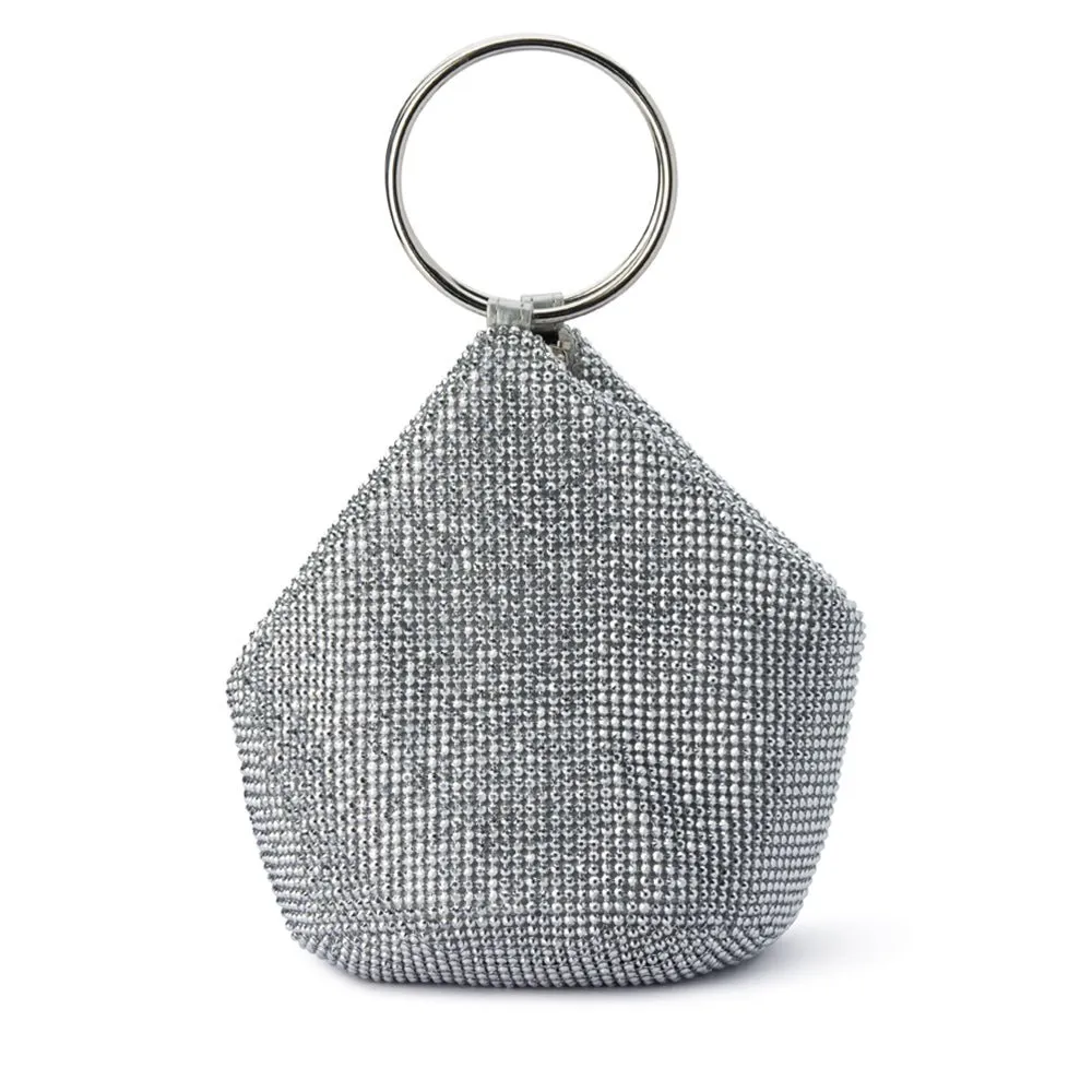 ELLIE Crystal Mesh Handle Bag sold by Olga Berg