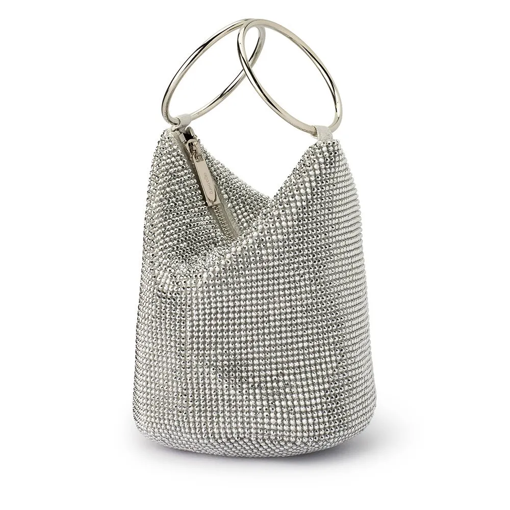 ELLIE Crystal Mesh Handle Bag sold by Olga Berg product image thumbnail 3