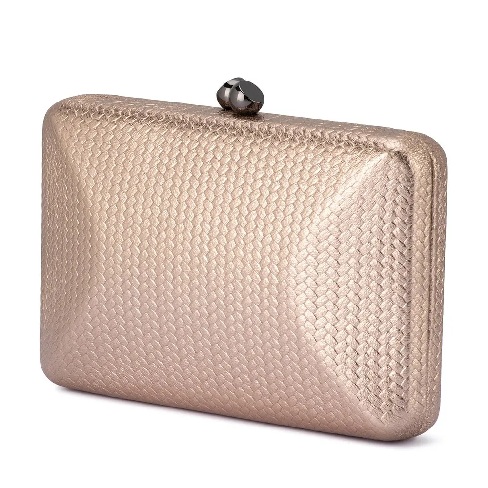 CHICA Metallic Textured Clutch sold by Olga Berg product image thumbnail 5