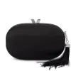 JENNA Feather Tassel Clutch sold by Olga Berg