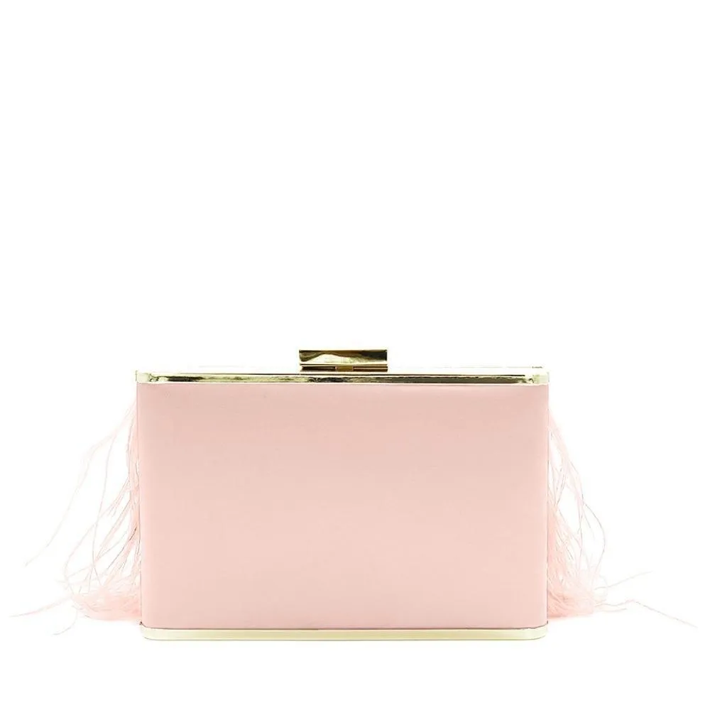 ESTELLE Pink Feather Clutch sold by Olga Berg product image thumbnail 5
