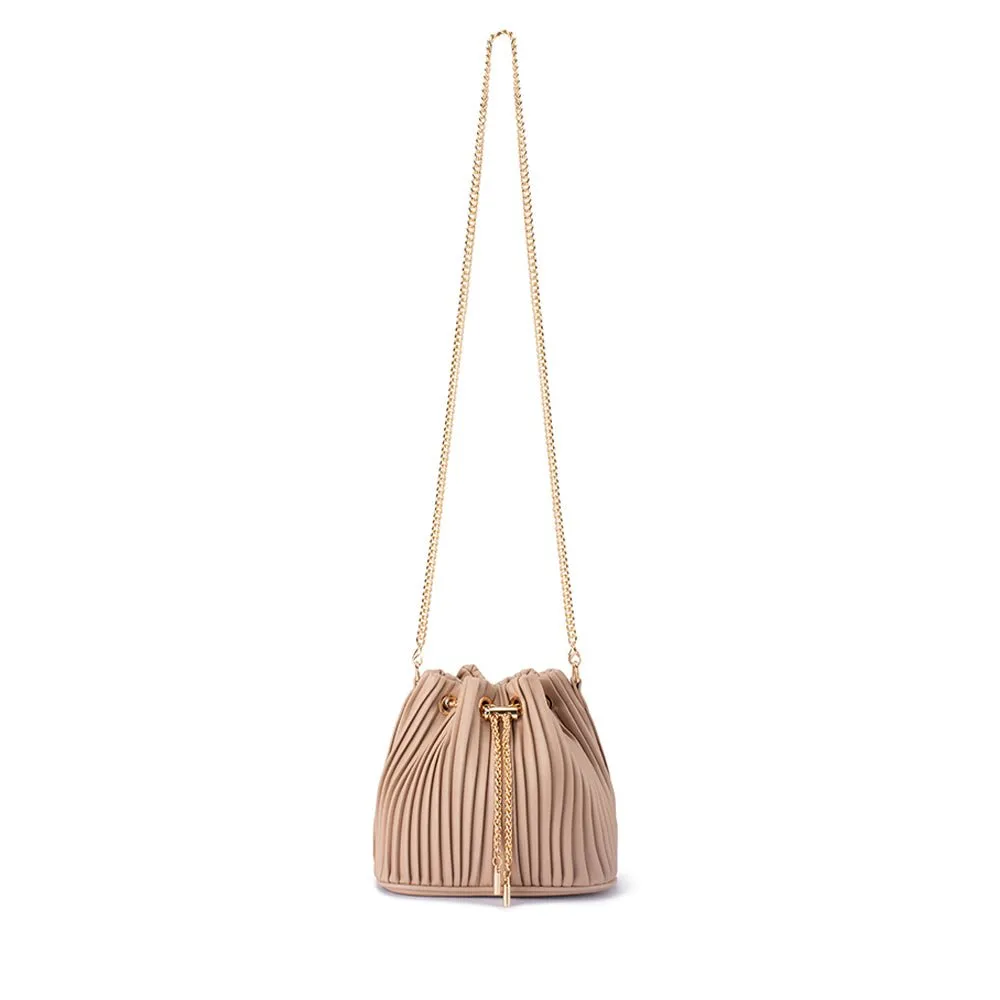 REMI Pleated Drawstring Bag sold by Olga Berg product image thumbnail 4