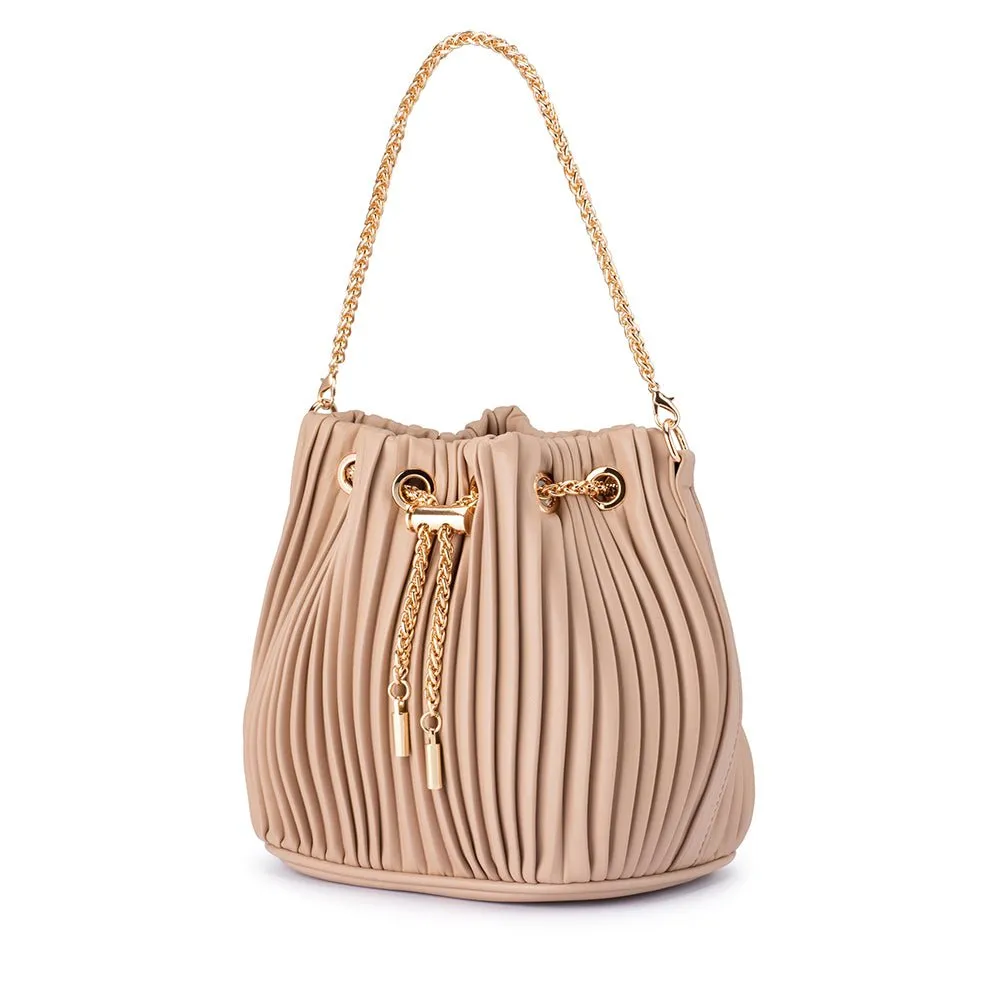 REMI Pleated Drawstring Bag sold by Olga Berg product image thumbnail 5