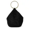 ELLIE Crystal Mesh Ring Handle Bag sold by Olga Berg