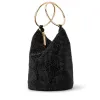 ELLIE Crystal Mesh Ring Handle Bag sold by Olga Berg