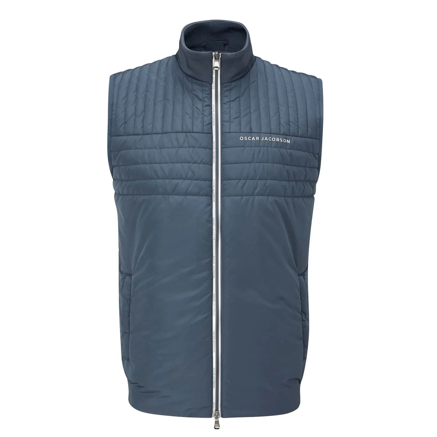 Oscar Jacobson Hodgson Padded Gilet - China Blue sold by Original Green