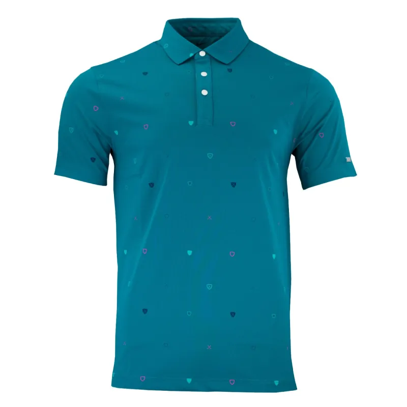 Nike Dri-Fit Player Heritage Print Polo - Bright Spruce sold by Original Green