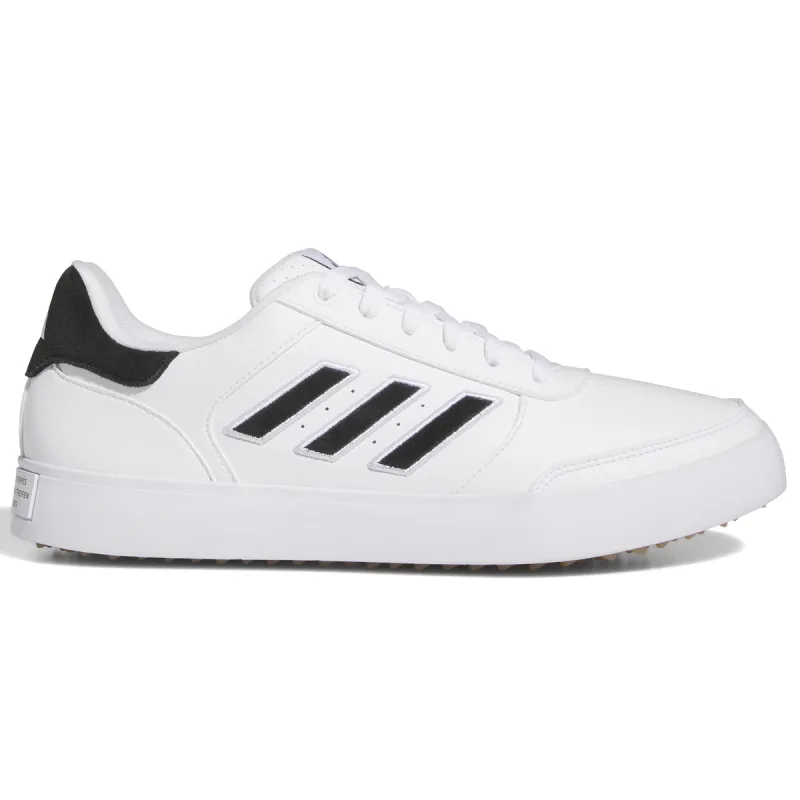 adidas Retrocross 24 Spikeless Golf Shoes - White/Core Black/Gum4 sold by Original Green
