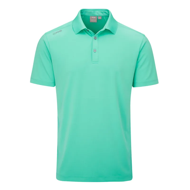 Ping Lindum Golf Polo Shirt - Aquarius sold by Original Green