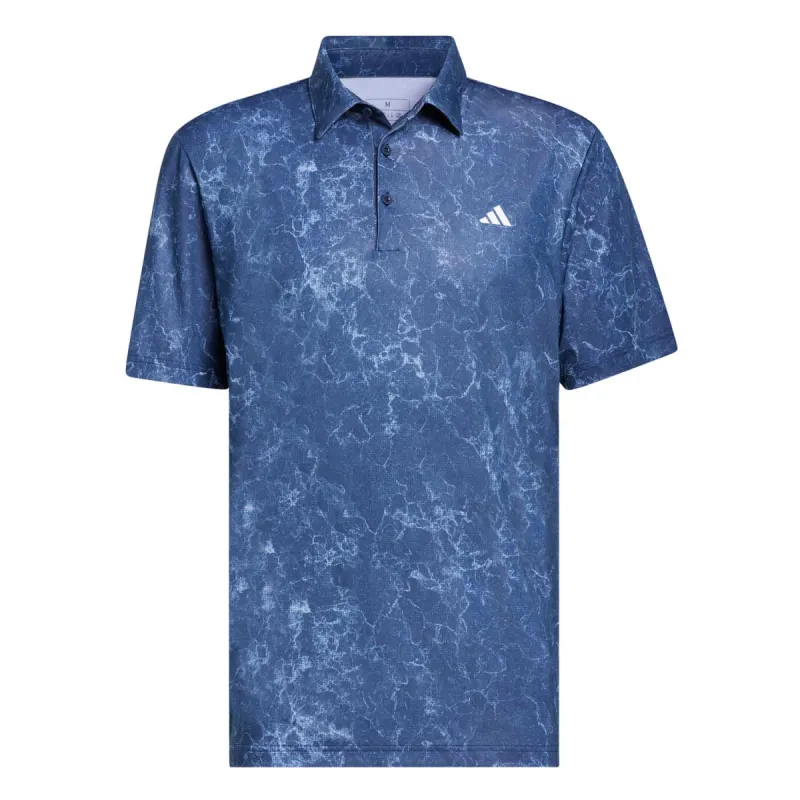 adidas Golf Ultimate365 Sun Energy Print Polo - Collegiate Navy made by Original Green