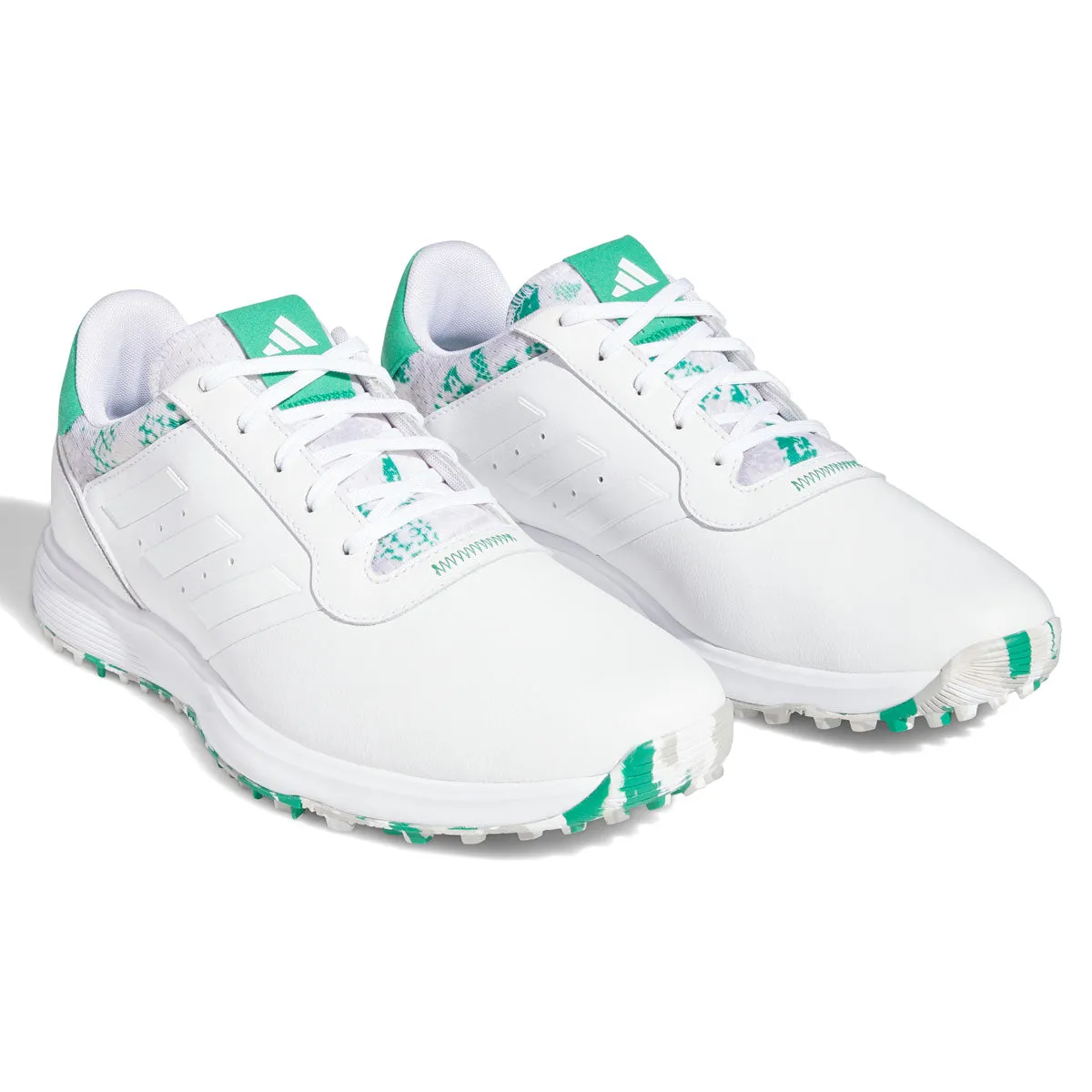 adidas S2G SL 23 Leather Golf Shoes - White/Court Green sold by Original Green product image thumbnail 3