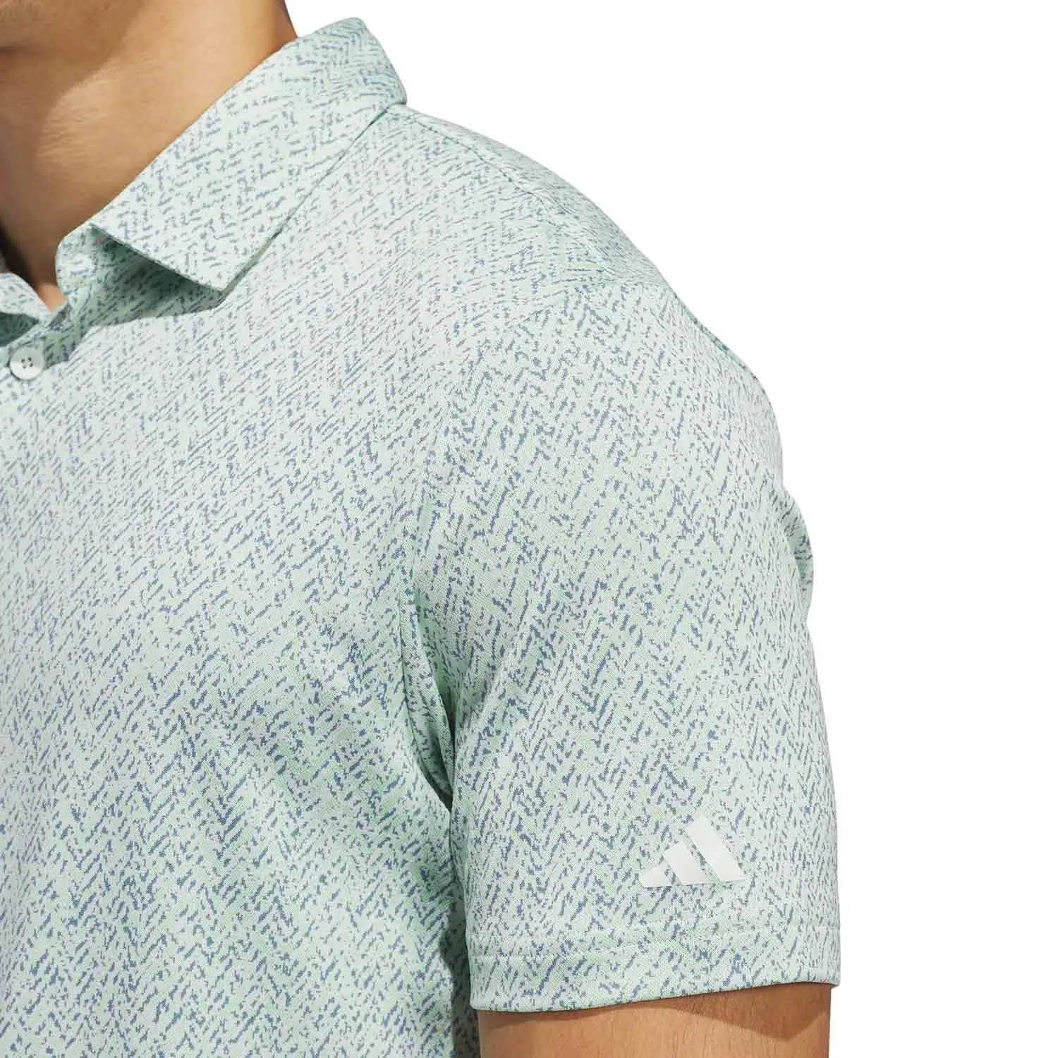 adidas Golf Ultimate365 Jacquard Polo Shirt - Semi Green Spark sold by Original Green product image thumbnail 5