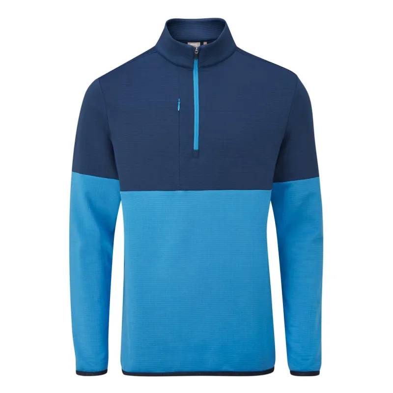 Ping Nexus Half Zip Fleece Golf Top - Danube/Oxford Blue sold by Original Green