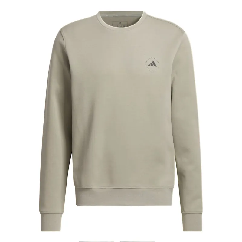 adidas Golf Core Crew Neck Sweatshirt - Silver Pebble sold by Original Green