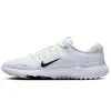 Nike Free Golf Shoes - White/Black/Pure Platinum sold by Original Green