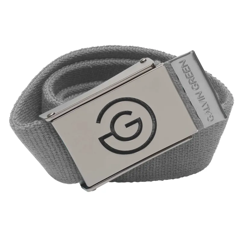 Galvin Green Warren Adjustable Webbing Belt - Sharkskin sold by Original Green