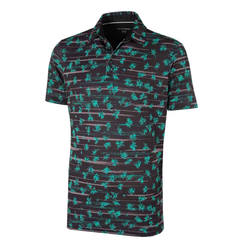 Galvin Green Malik Ventil8+ Polo Shirt - Green/Black sold by Original Green