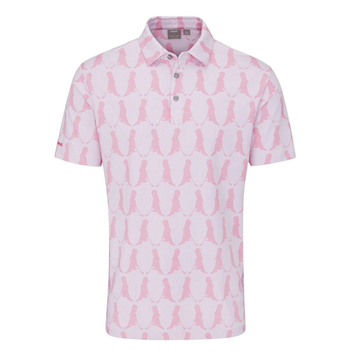 Ping Mr. Ping Printed Golf Polo Shirt - Wild Rose Multi sold by Original Green