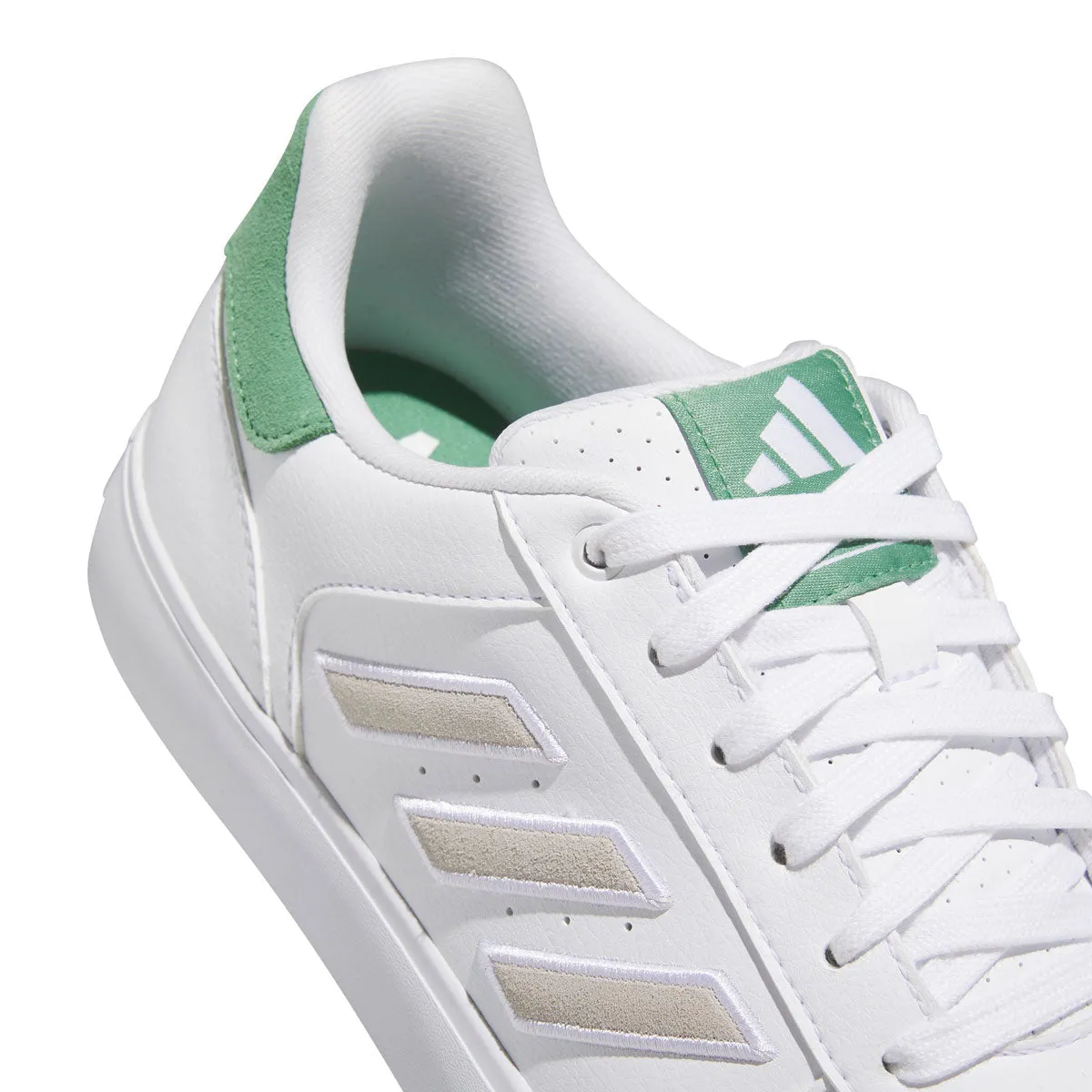adidas Retrocross 24 Spikeless Golf Shoes - White/Preloved Green sold by Original Green product image thumbnail 5