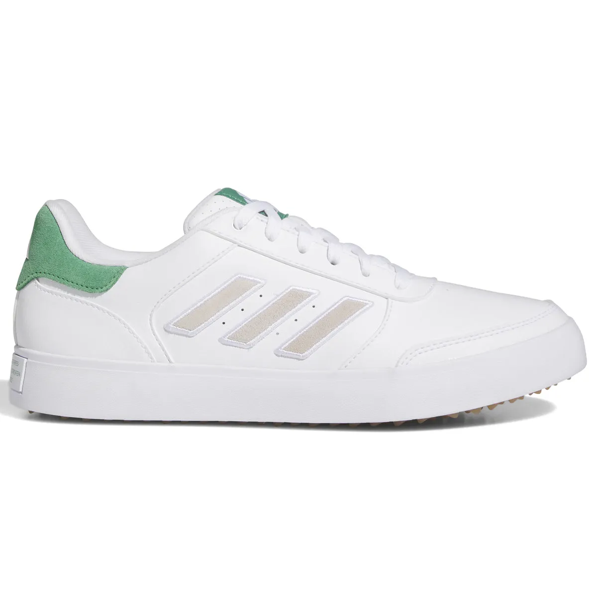 adidas Retrocross 24 Spikeless Golf Shoes - White/Preloved Green sold by Original Green