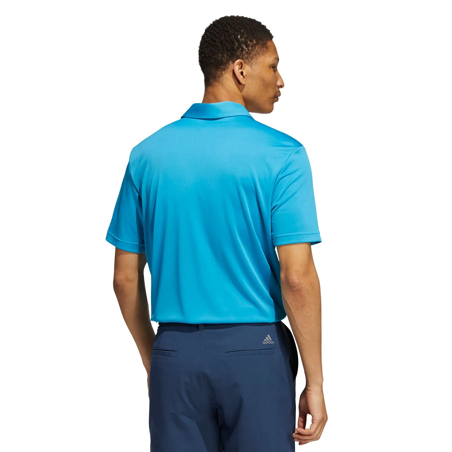 adidas Golf Chest Print Polo Shirt - Sonic Aqua sold by Original Green product image thumbnail 3