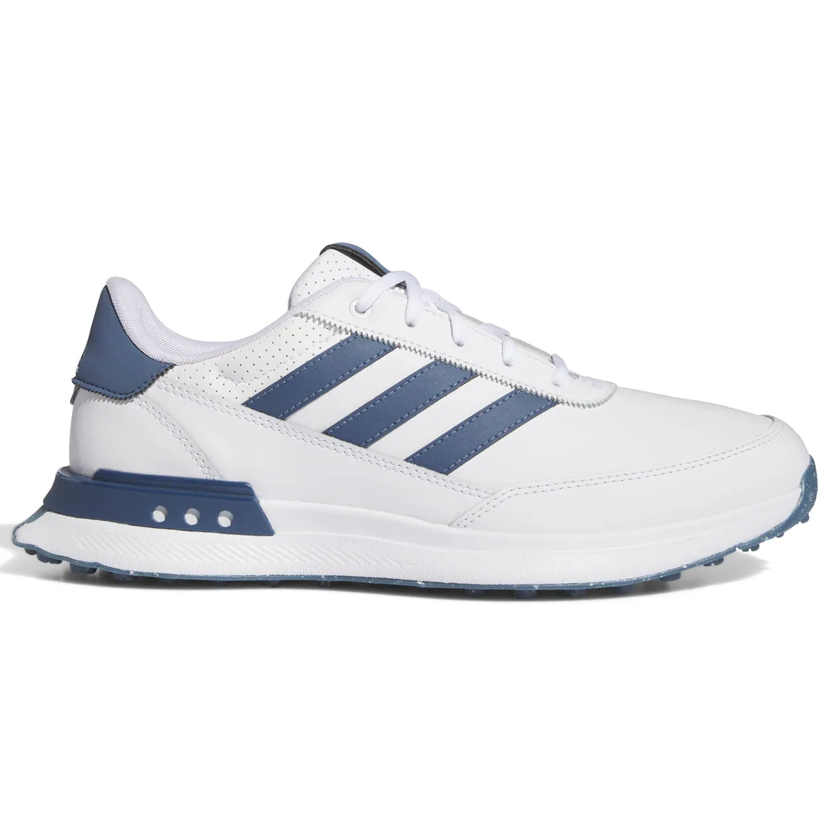 adidas S2G Spikeless Leather 24 Golf Shoes - White/Navy sold by Original Green