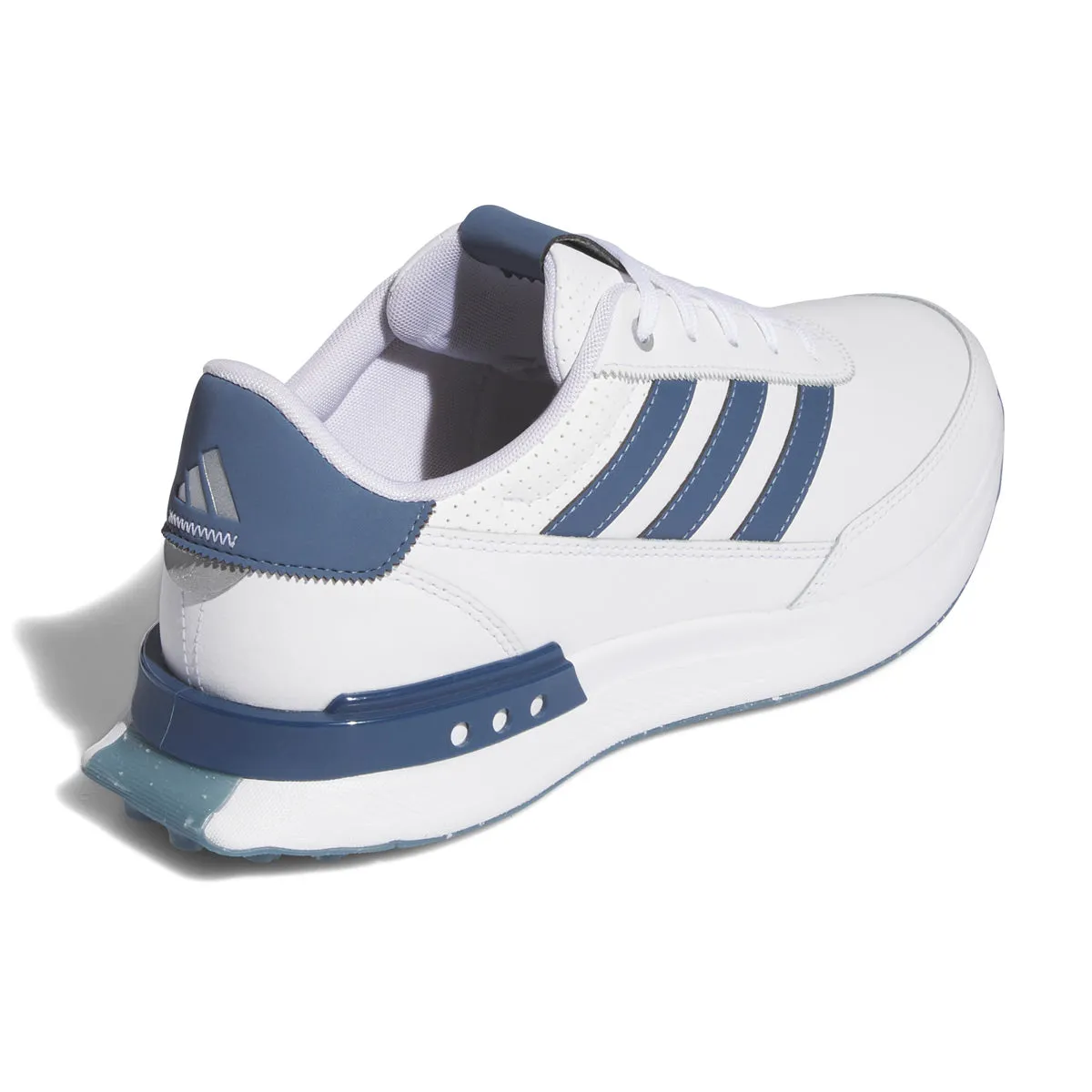 adidas S2G Spikeless Leather 24 Golf Shoes - White/Navy sold by Original Green product image thumbnail 4