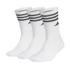 adidas Golf 3 Pack Crew Socks - White sold by Original Green