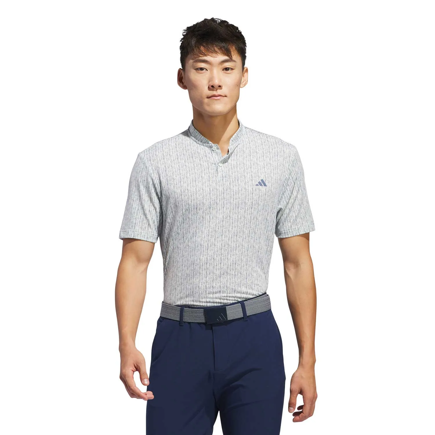 adidas Golf Ultimate365 Sport Stripe Polo - Crystal Jade/Preloved Ink sold by Original Green product image thumbnail 4