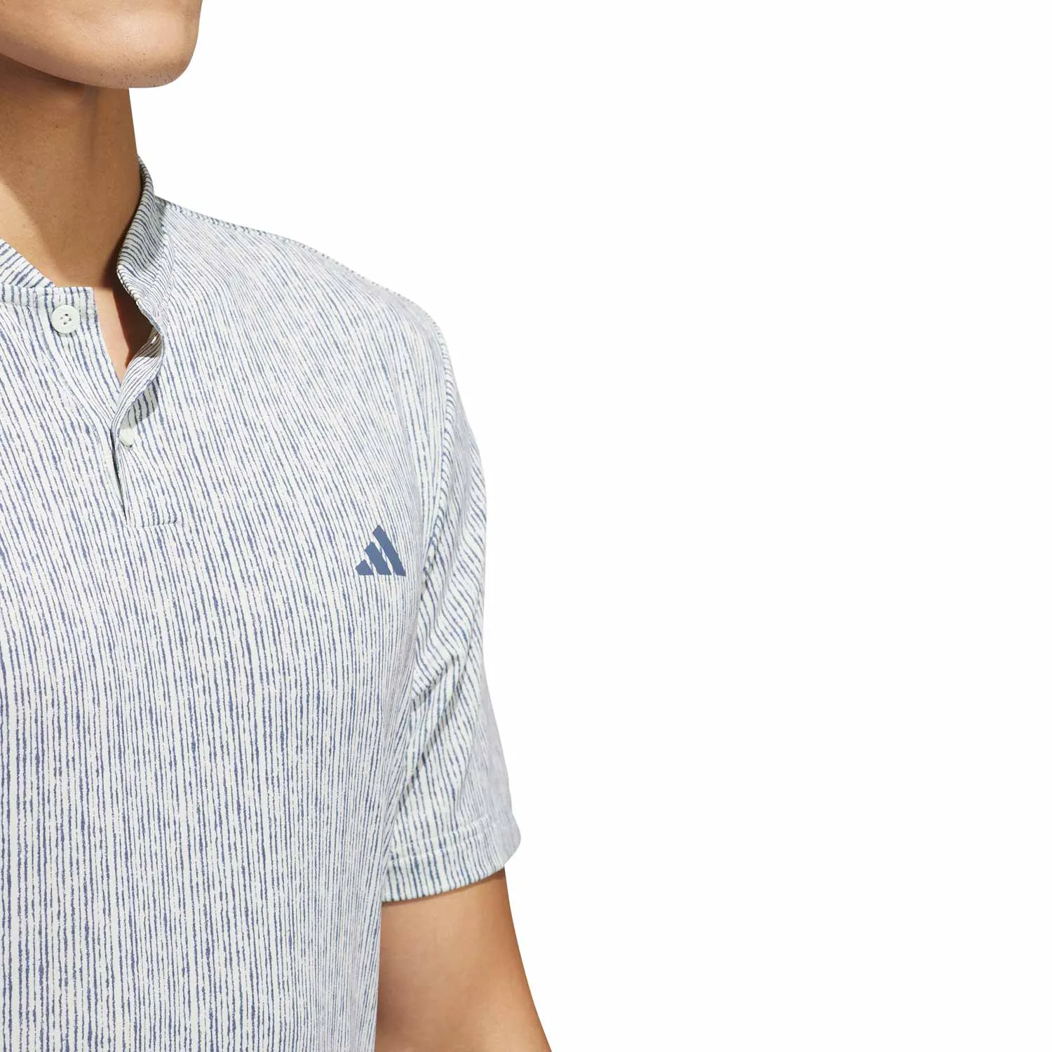 adidas Golf Ultimate365 Sport Stripe Polo - Crystal Jade/Preloved Ink sold by Original Green product image thumbnail 2