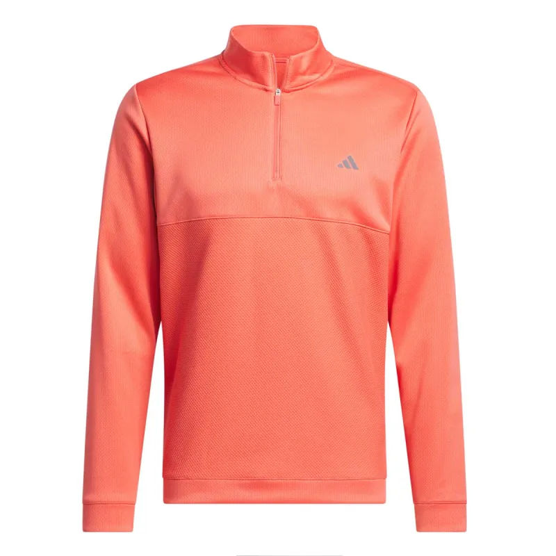 adidas Golf Ultimate365 Textured Half Zip Pullover - Preloved Scarlet sold by Original Green