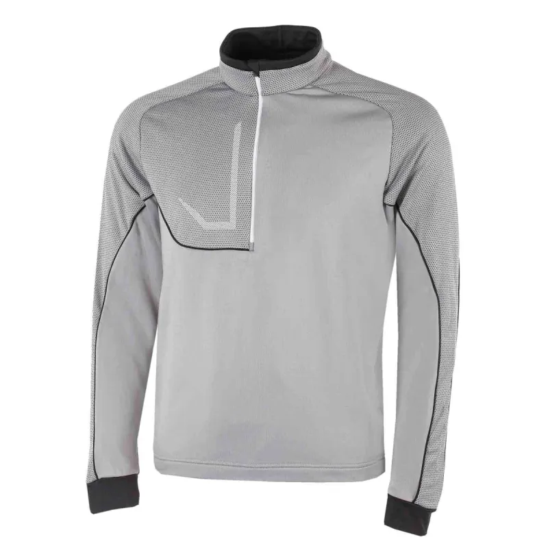 Galvin Green Daxton Insula Golf Pullover - Sharkskin/Black/White sold by Original Green