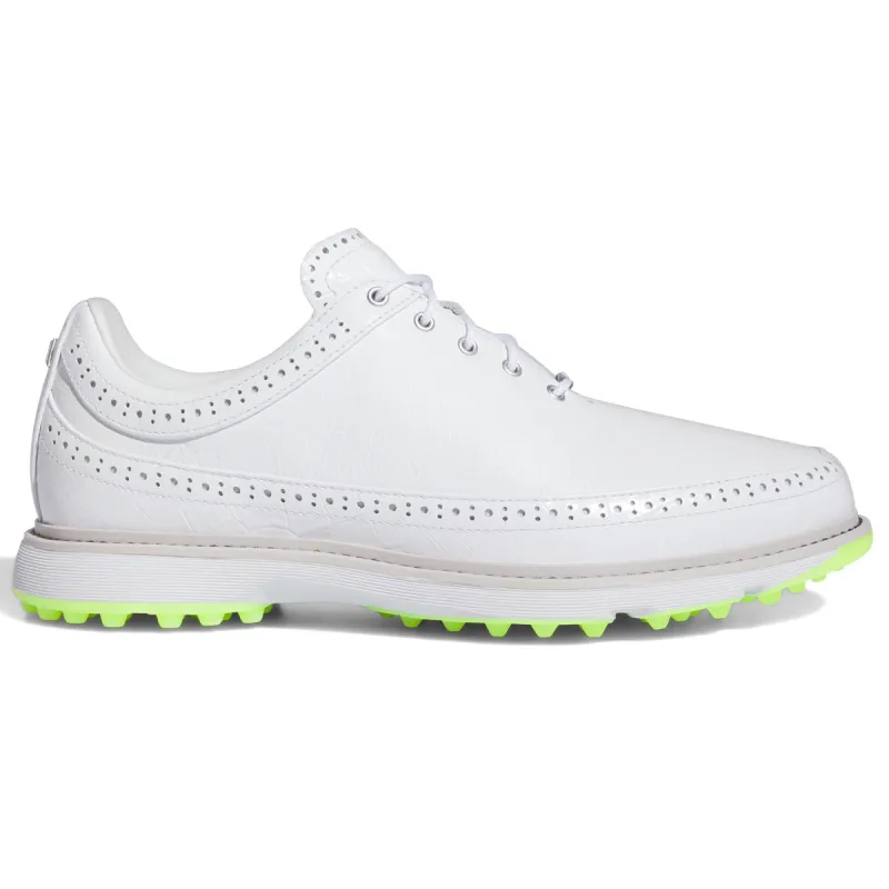 adidas MC80 Golf Shoes - White/Silver/Lucid Lemon sold by Original Green