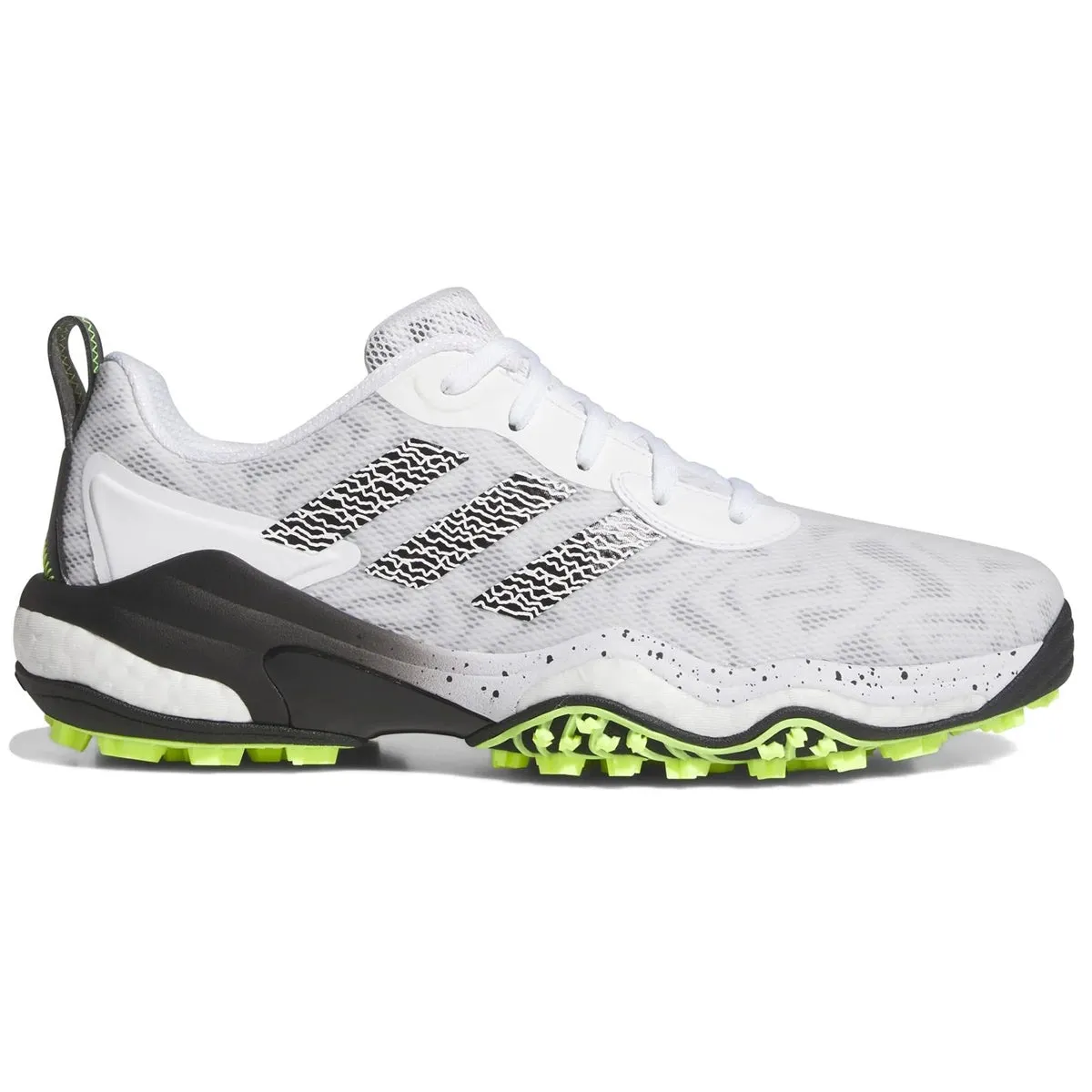adidas CodeChaos 25 SL Golf Shoes - White/Black/Lucid Lemon sold by Original Green