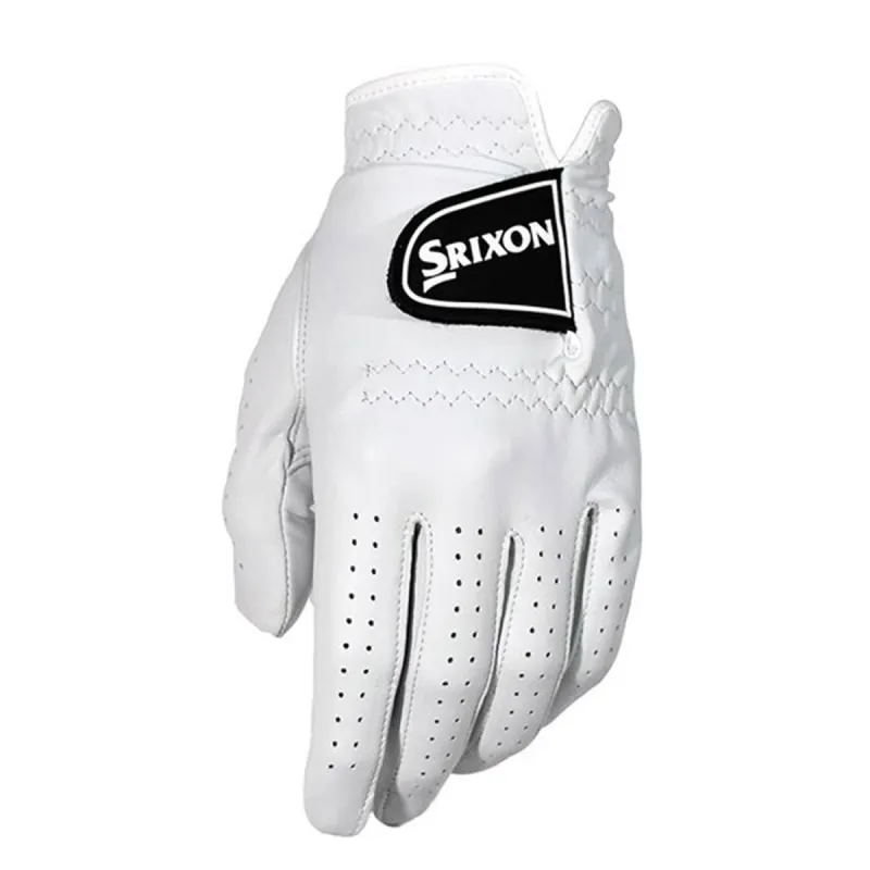 Srixon Premium Cabretta Leather Golf Glove MLH - White sold by Original Green
