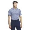 adidas Golf Ultimate365 Textured Stripe Shirt - Blue Spark/Preloved Ink sold by Original Green