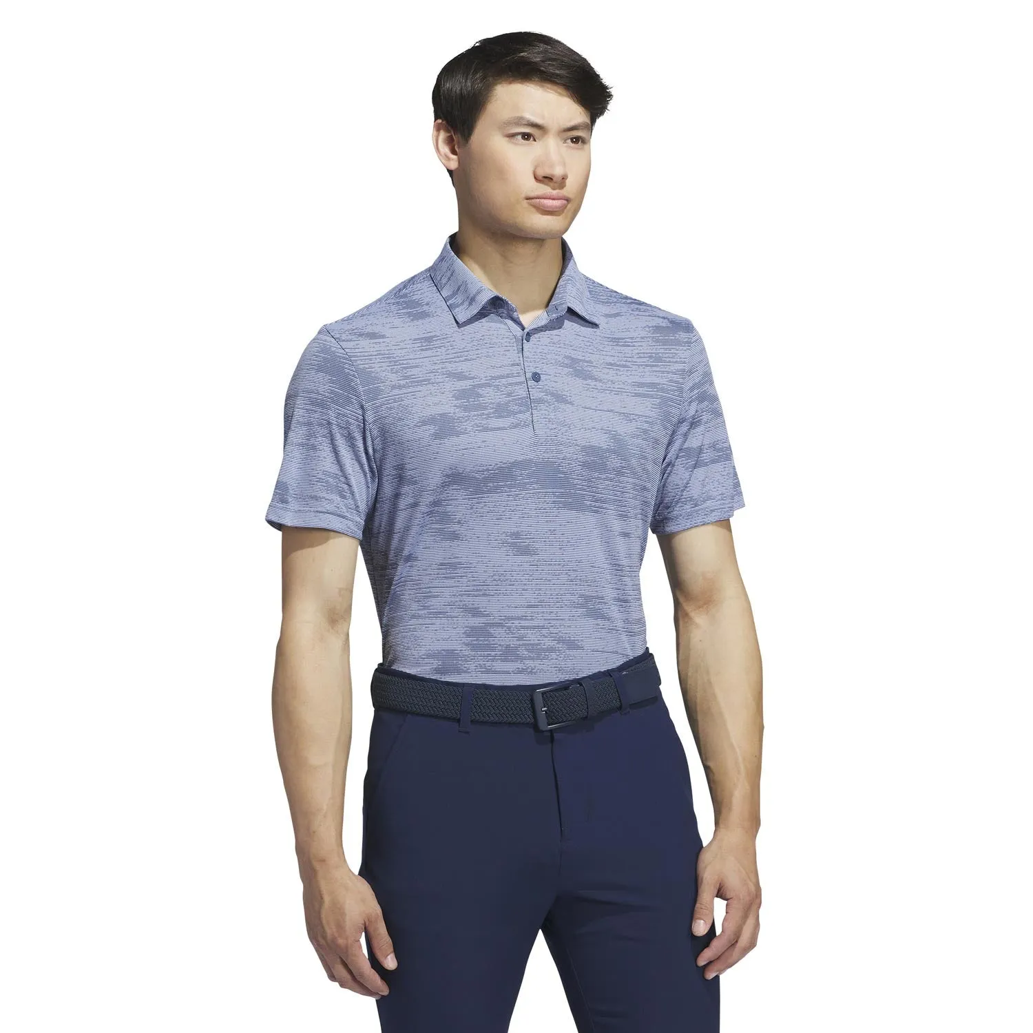 adidas Golf Ultimate365 Textured Stripe Shirt - Blue Spark/Preloved Ink sold by Original Green product image thumbnail 2