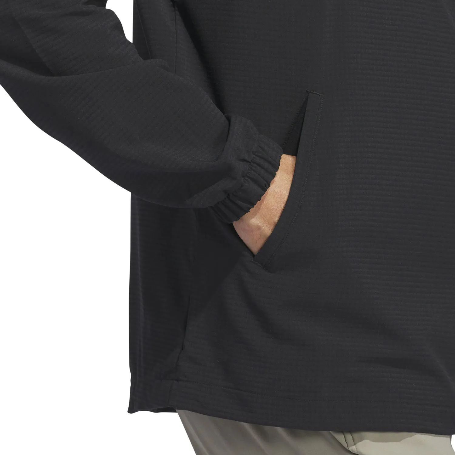 adidas Golf Ultimate365 Club Hooded 1/4 Zip - Black sold by Original Green product image thumbnail 4