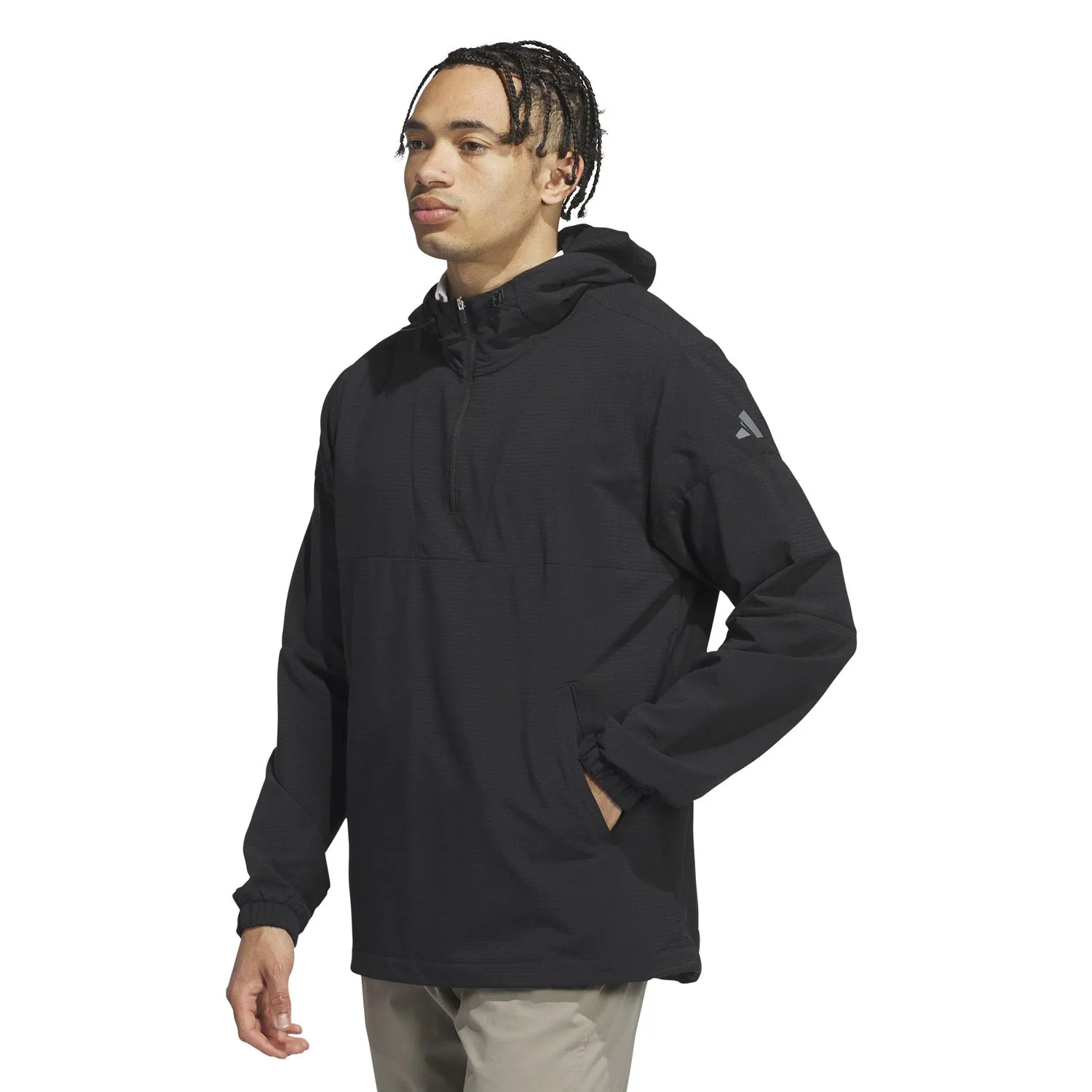 adidas Golf Ultimate365 Club Hooded 1/4 Zip - Black sold by Original Green product image thumbnail 3