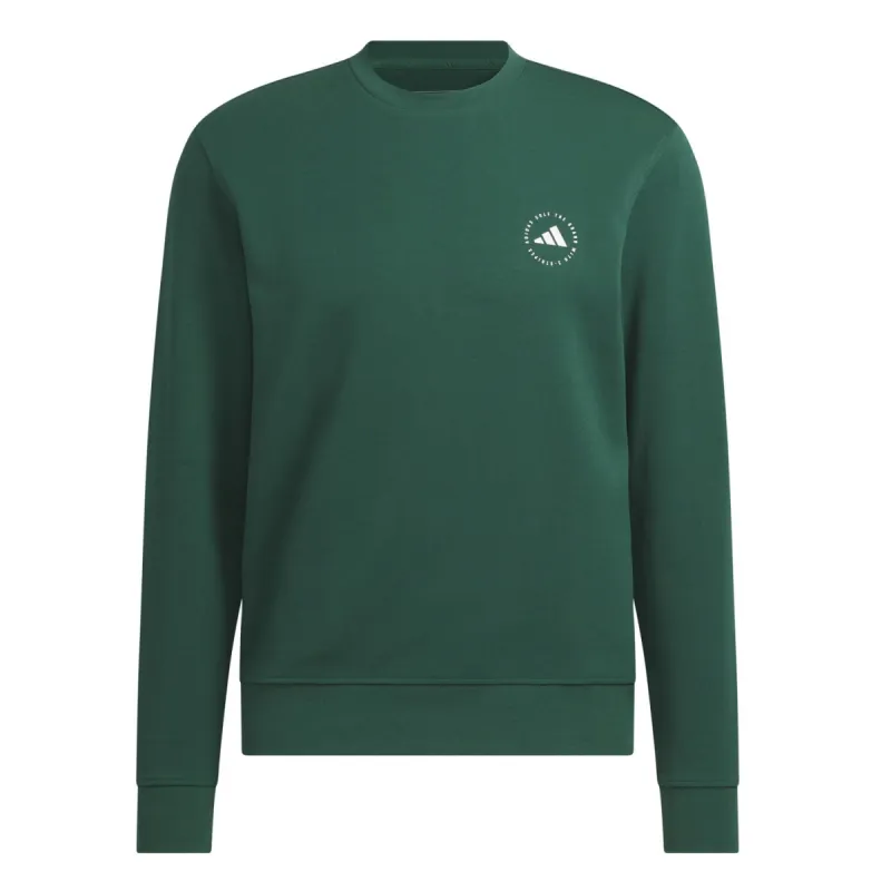 adidas Golf Core Crew Neck Sweatshirt - Core Green made by Original Green