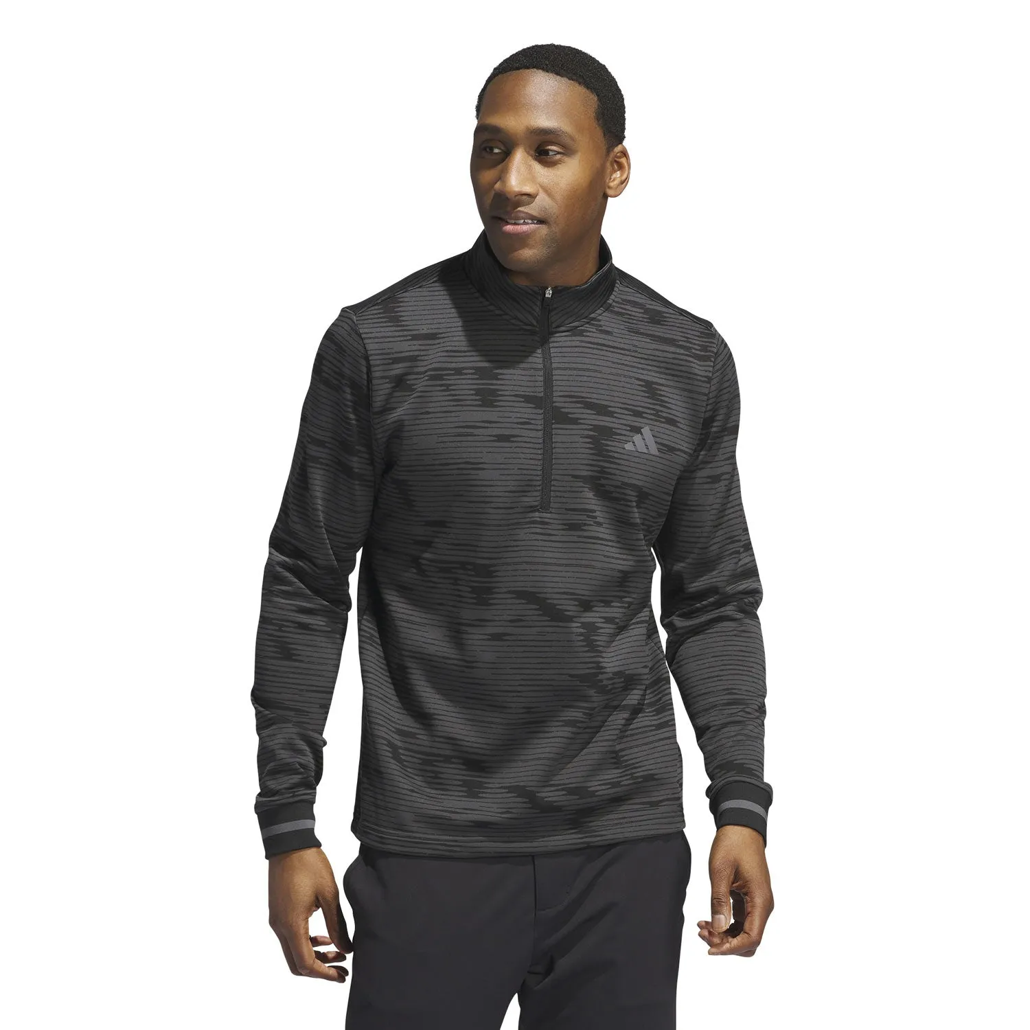 adidas Golf Ultimate365 COLD.RDY Quarter Zip Sweatshirt - Carbon/Black sold by Original Green product image thumbnail 2