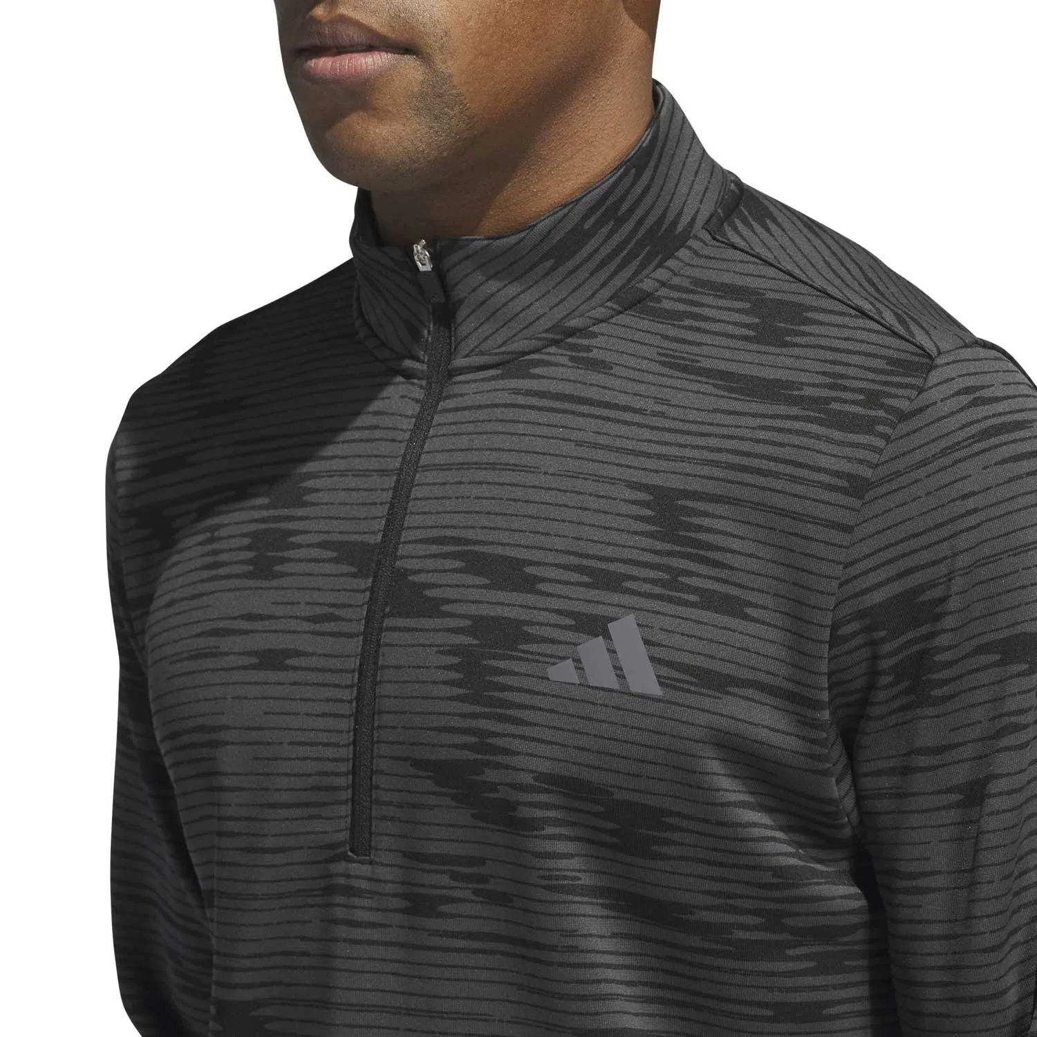 adidas Golf Ultimate365 COLD.RDY Quarter Zip Sweatshirt - Carbon/Black sold by Original Green product image thumbnail 5