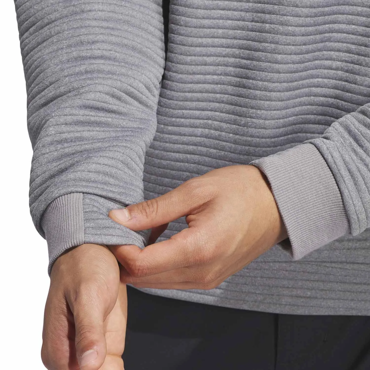 adidas Golf Ultimate365 DWR Quarter Zip Mid Layer - Grey Heather/White sold by Original Green product image thumbnail 4